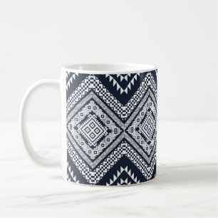 Seamless vintage Tribal Pattern Design. Stylish Mo Koffiemok