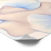 Seamless Watercolor Pastel Lace Wallpaper Poster (Hoek)