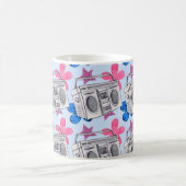 Seamless watercolor pattern in 90s style koffiemok (Center)