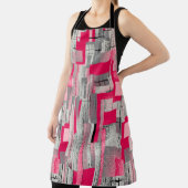 seamless watercolour digital patchwork pattern schort (Insitu)