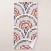 Seamless wavy pattern. Seigaiha design in polka do Badhanddoek (Badhanddoek)