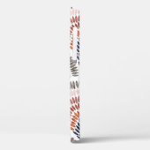 Seamless wavy pattern. Seigaiha design in polka do Case-Mate iPhone Case (Achterkant / Links)