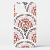 Seamless wavy pattern. Seigaiha design in polka do Case-Mate iPhone Case (Achterkant)