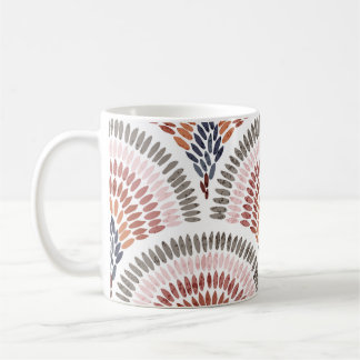 Seamless wavy pattern. Seigaiha design in polka do Koffiemok