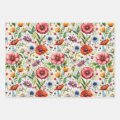 Seamless Wildflower Pattern Furniture Decoupage Inpakpapier Vel (Voorkant 2)