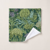 Seamless William Morris style floral pattern Bad Handdoek (Wasdoekje)