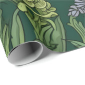 Seamless William Morris style floral pattern Cadeaupapier (Rol Hoek)