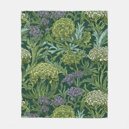 Seamless William Morris style floral pattern Fleece Deken