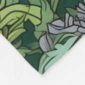 Seamless William Morris style floral pattern Fleece Deken (Hoek)