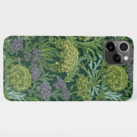 Seamless William Morris style floral pattern iPhone Hoesje (Achterkant horizontaal)