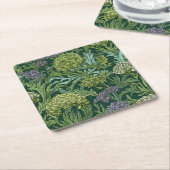 Seamless William Morris style floral pattern Kartonnen Onderzetters (Schuin)