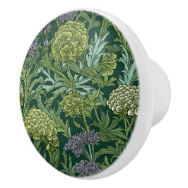 Seamless William Morris style floral pattern Keramische Knop