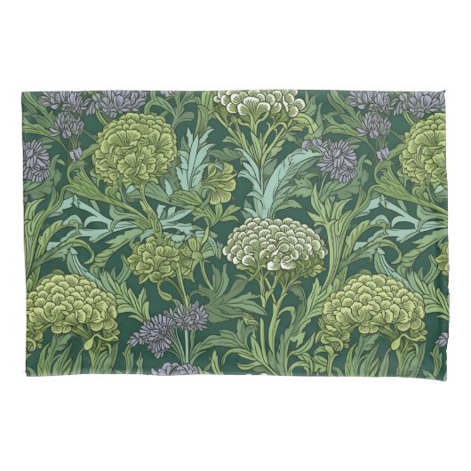 Seamless William Morris style floral pattern Kussensloop (Voorkant-Links)