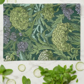 Seamless William Morris style floral pattern Theedoek (Gevouwen)