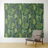 Seamless William Morris style floral pattern Wandkleed (In Situ (horizontaal))