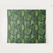 Seamless William Morris style floral pattern Wandkleed (Voorkant (horizontaal))