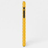 Seamless yellow-orange  polka dot  pattern  iPhone hoesje (Linkerkant)