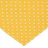 Seamless yellow-orange  polka dot  pattern  korte tafelloper (Hoek)