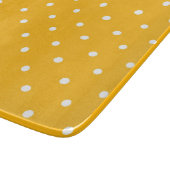 Seamless yellow-orange  polka dot  pattern  snijplank (Hoek)
