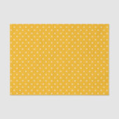 Seamless yellow-orange  polka dot  pattern  tissuepapier (Voorkant)