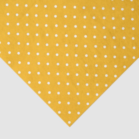 Seamless yellow-orange  polka dot  pattern  tissuepapier (Detail)