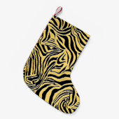 Seamless zebra pattern, animal. wallpaper,abstract kleine kerstsok (Voorkant (Hangend))