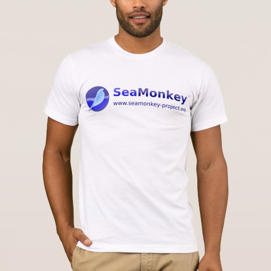 SeaMonkey-project - Horizontale Logo T-shirt (Voorkant)