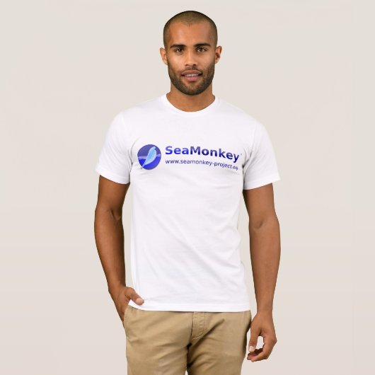 SeaMonkey-project - Horizontale Logo T-shirt (Voorkant volledig)