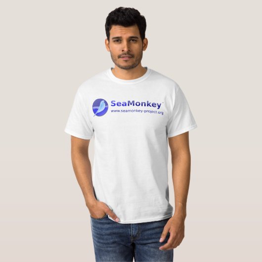 SeaMonkey-project - Horizontale Logo T-shirt (Voorkant volledig)