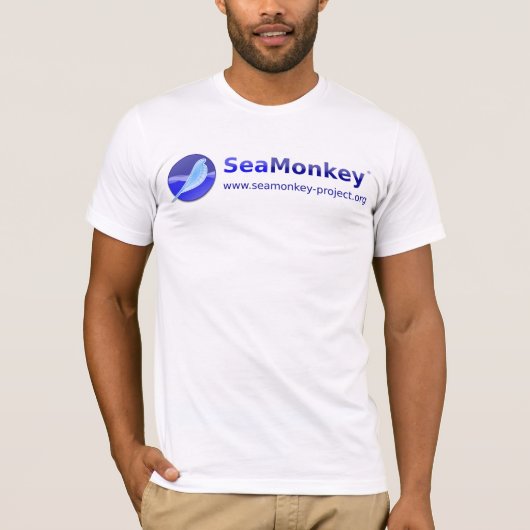 SeaMonkey-project - Horizontale Logo T-shirt (Voorkant)