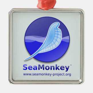 SeaMonkey-project - Verticale Logo Metalen Ornament