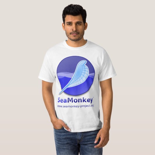SeaMonkey-project - Verticale Logo T-shirt (Voorkant volledig)