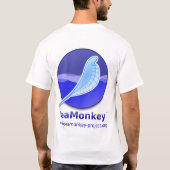 SeaMonkey-project - Verticale Logo T-shirt (Achterkant)