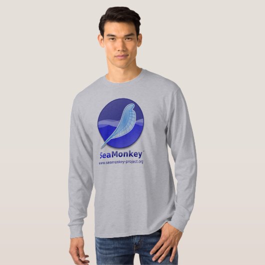 SeaMonkey-project - Verticale Logo T-shirt (Voorkant volledig)