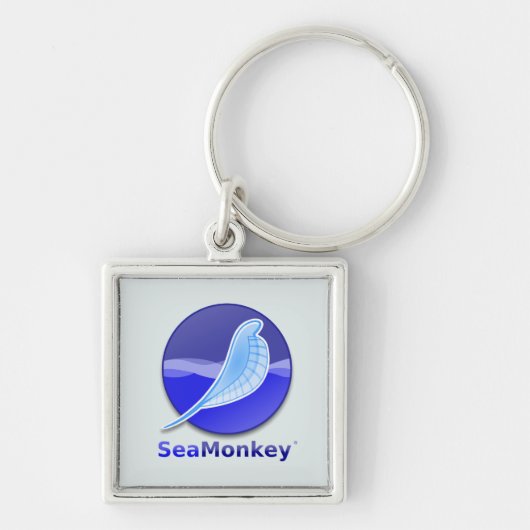 SeaMonkey Text Logo Sleutelhanger (Voorkant)