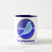 SeaMonkey Text Logo Tweekleurige Koffiemok (Center)