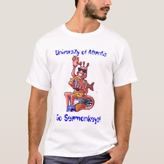 Seamonkey, Universiteit van Atlantis, Go Seamonkey T-shirt (Voorkant)