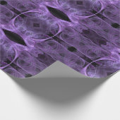 SEAMS MATCH: Abstract Kaleidoscoop Paars Fractal Cadeaupapier (Hoek)