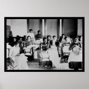 Seamstress African American 1900 Poster