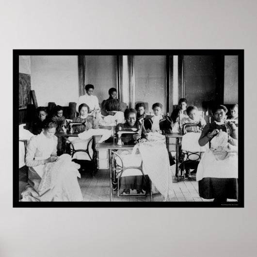 Seamstress African American 1900 Poster (Voorkant)