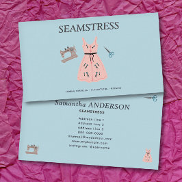 Seamstress & Alterations Services Visitekaartje