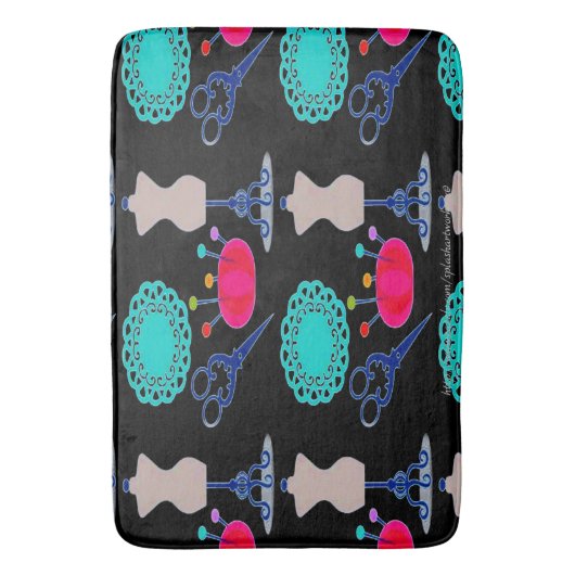 "Seamstress" Badmat (Voorkant Verticaal)