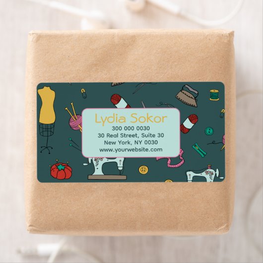 Seamstress Boutique Tailoring Verzendlabel (Insitu)