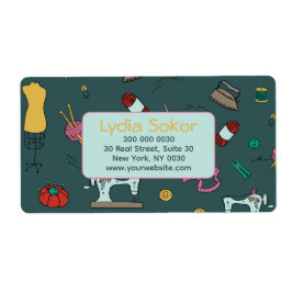 Seamstress Boutique Tailoring Verzendlabel