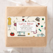 Seamstress Boutique Tailoring Verzendlabel (Insitu)