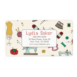 Seamstress Boutique Tailoring Verzendlabel