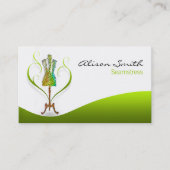 Seamstress business card visitekaartje (Voorkant)