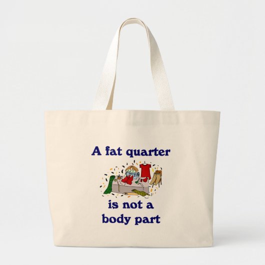 Seamstress Canvas tas. Grote Tote Bag (Voorkant)