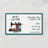 Seamstress-container voor naadloos naaien en naaie visitekaartje (Voorkant)