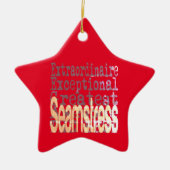 Seamstress Extraordinaire Keramisch Ornament (Voorkant)
